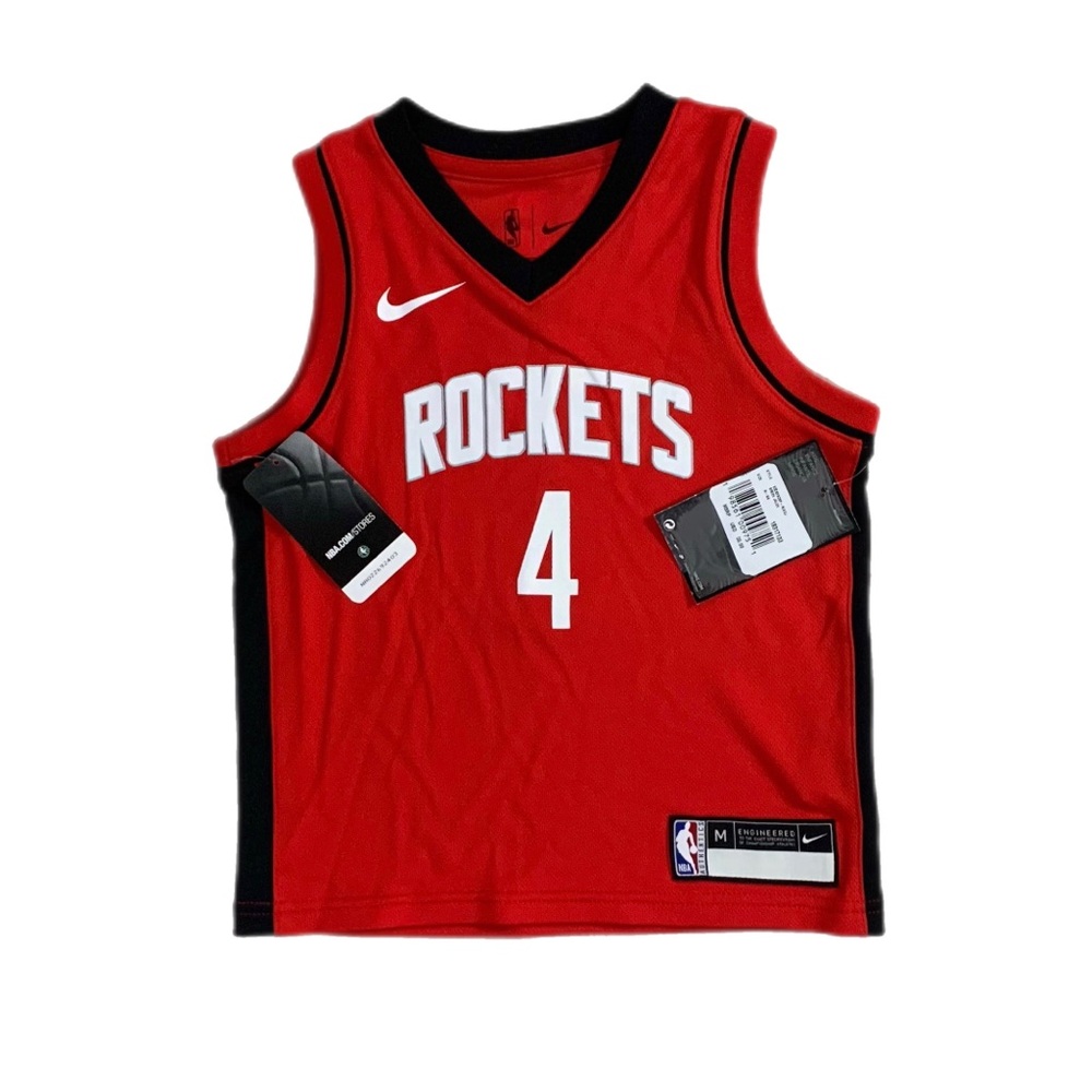 Nike Jalen Green #4 Houston Rockets Red Youth Size 5-6 Jersey